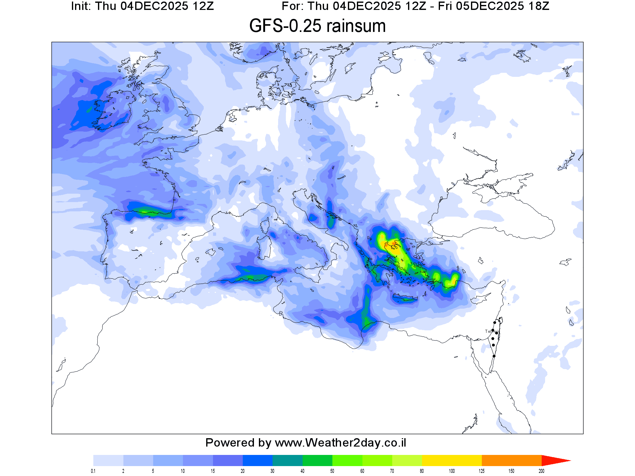 משקעים אירופה