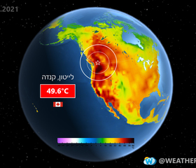 גל חום קיצוני פוקד את מערב קנדה וארה"ב