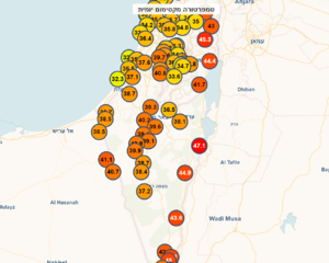 סיכום גל החום 22 עד 28 ביולי 2025