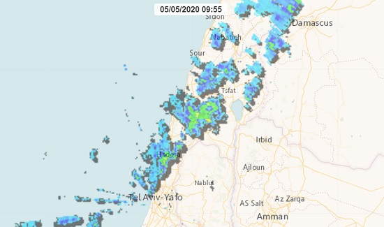 תמונת מכם הגשם 05.05.2020 9:55