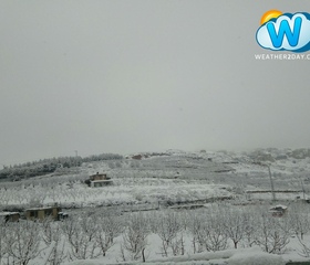 מזג האוויר: שלג בהרי הגולן ובגליל - גשום וסוער בשאר איזורי הארץ