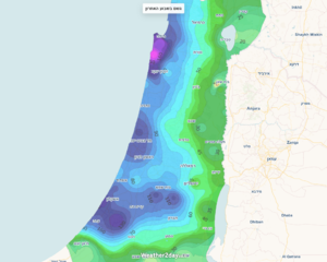 סיכום מערכת הגשם "ביירון" - אירוע גשם קיצוני וחריג בין ה-7 ל-12 בדצמבר