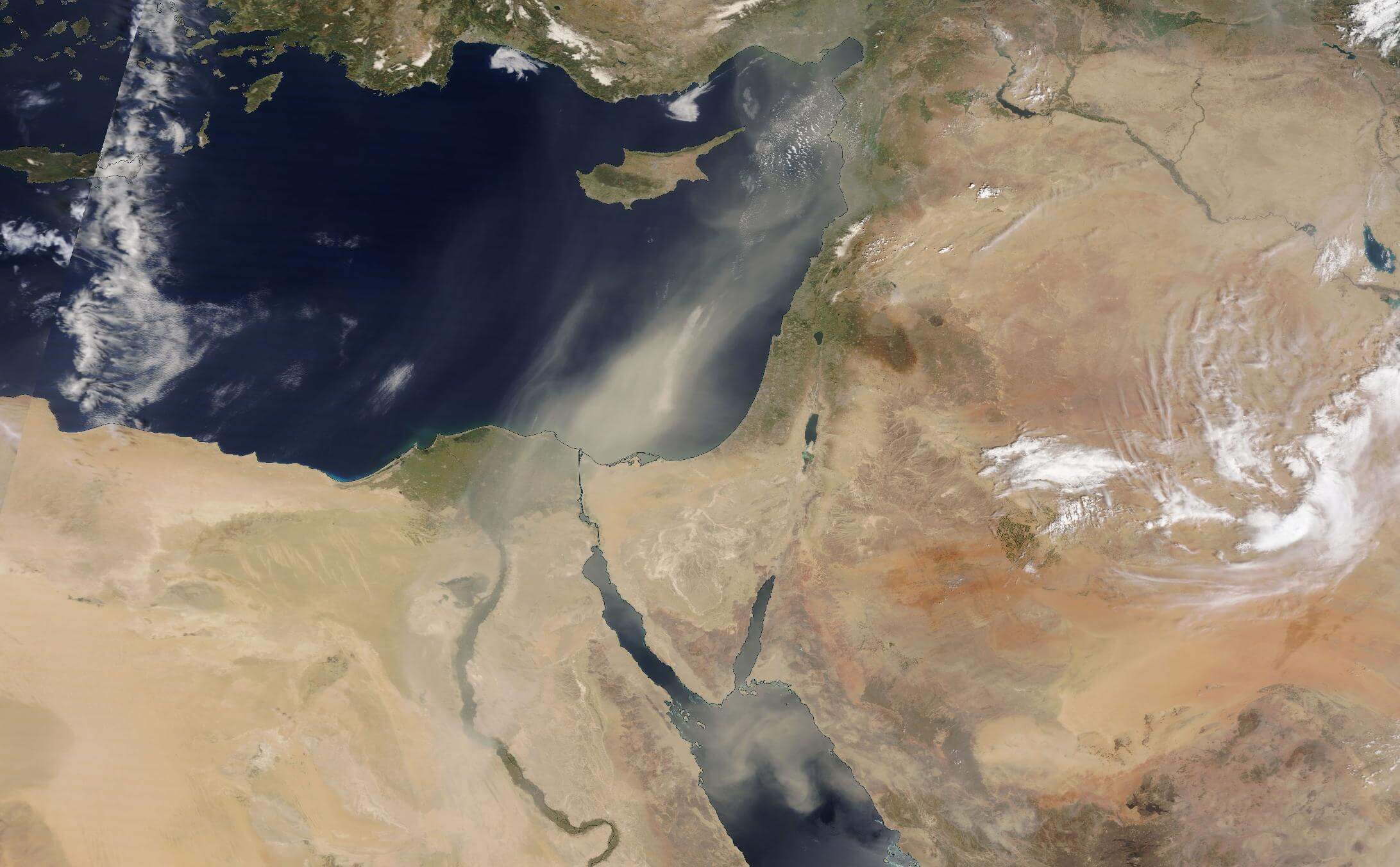 תמונת אבק מהלווין של נאס"א