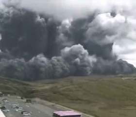 יפן: הר געש אסו התפרץ, עשן היתמר לגובה של מספר קילומטרים
