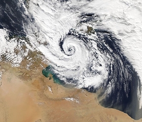 ההוריקן של הים התיכון: מודלים לחיזוי מזג אוויר צופים התפתחות 'מדיקן' מדרום לאיטליה