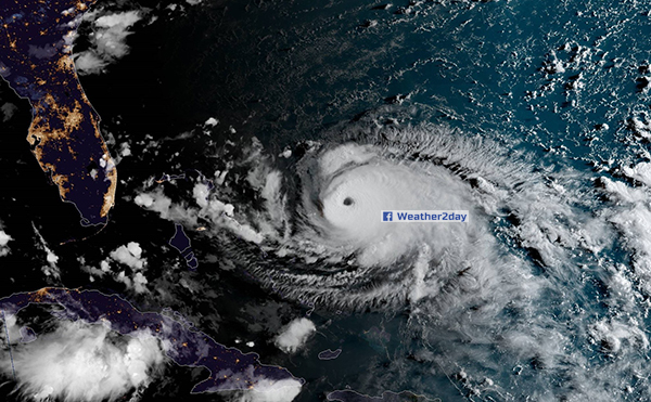 הוריקן דוריאן מתקרב לאיי הבהאמה