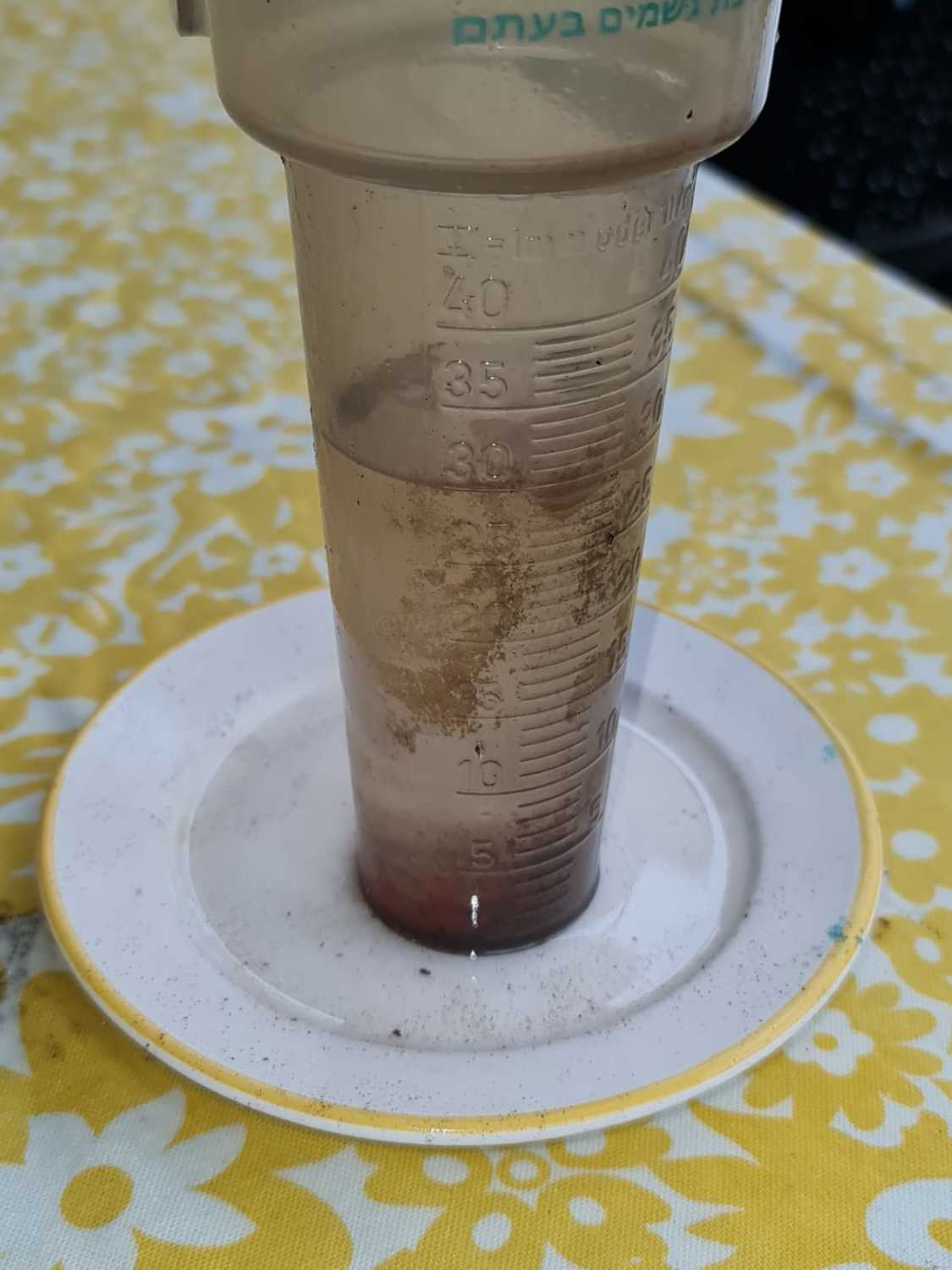 מד גשם ידני