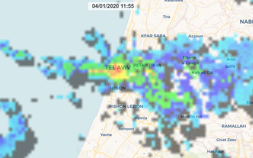 מכם גשם תל אביב