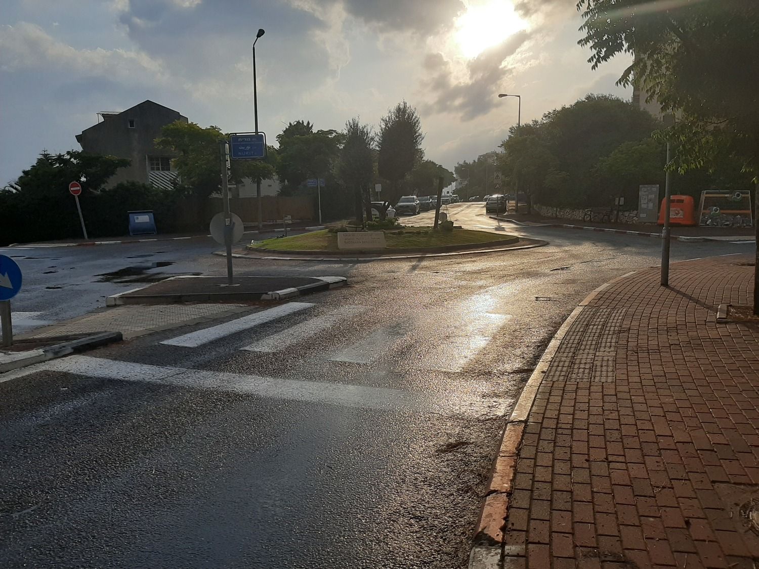 גשם בחיפה, יולי 2021