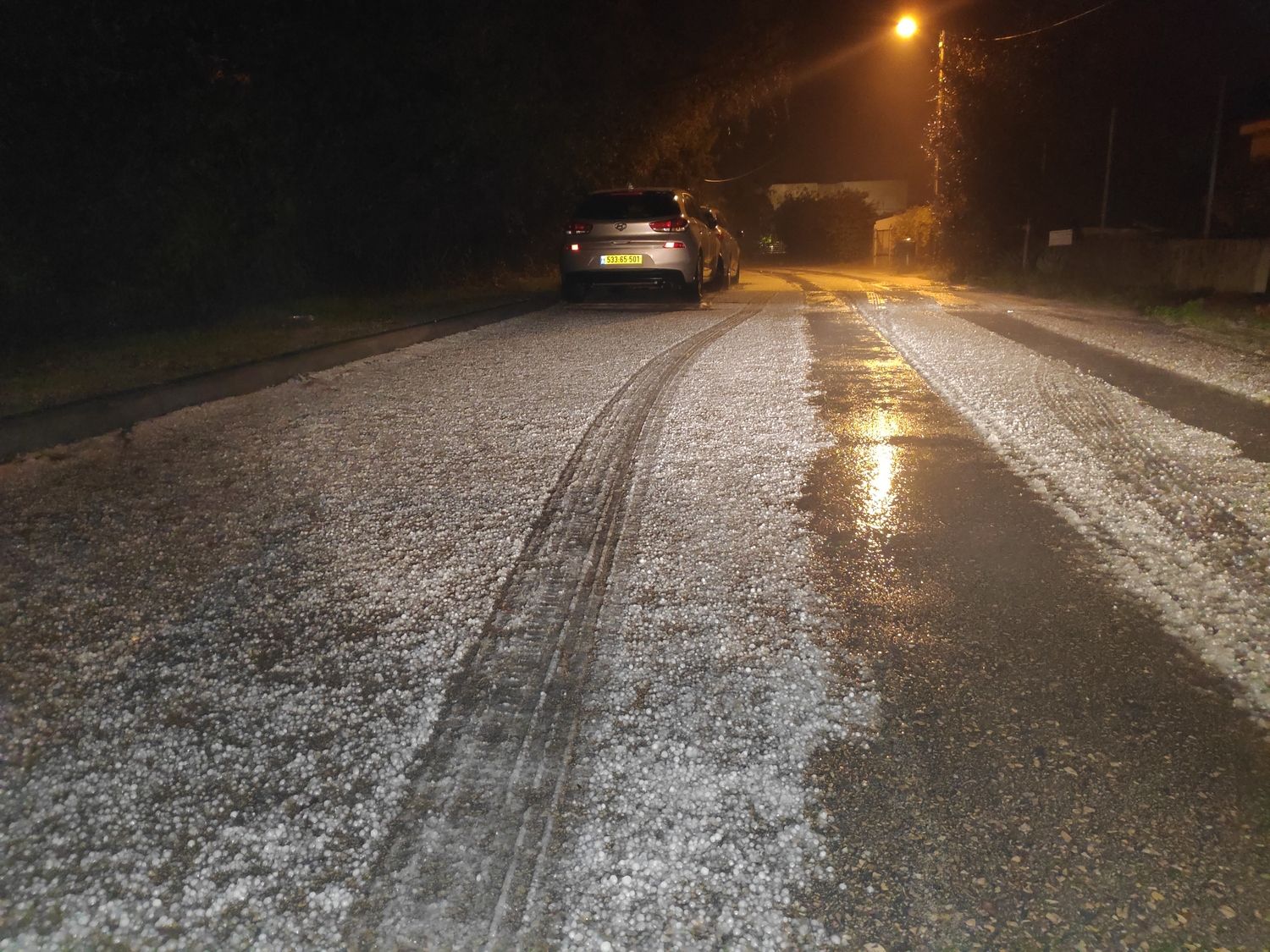 ברד בזכרון יעקב